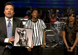 Kelly Rowland & Wiz Khalifa Rock Fallon